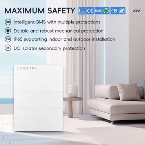 INSTALACION LIVOLTEK TRIFASICA HIBRIDA CONECTADA A RED 10KW